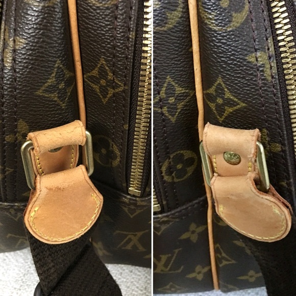 Authentic Louis Vuitton Reporter GM messenger bag brown monogram LV canv… - Picture 8 of 16